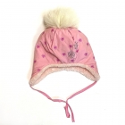 Зимова шапка для дівчинки "Ребека" (702), рожева, David's Star (Девід Стар)