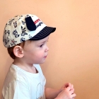 Дитяча кепка для хлопчика, біла (21502), David's Star