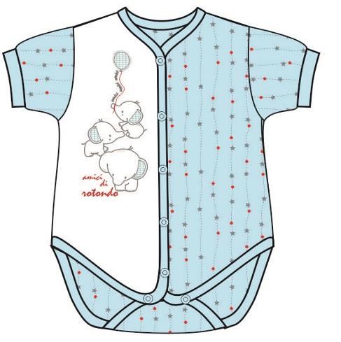 Боді-футболка \"Amici bambino\" (19373-03) для хлопчика, Garden baby (Гарден Бейбі)