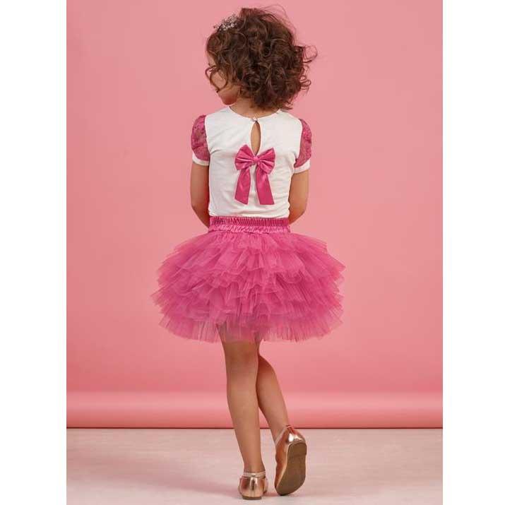 Дитячий комплект для дівчинки (блузка + спідниця) (64-8010-4), Зіронька
