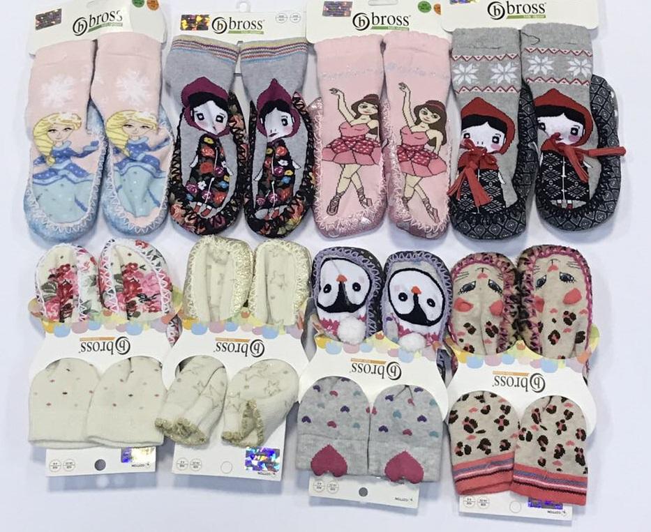 Дитячі шкарпетки-чешки для дівчинки (7803), Bross (Туреччина).