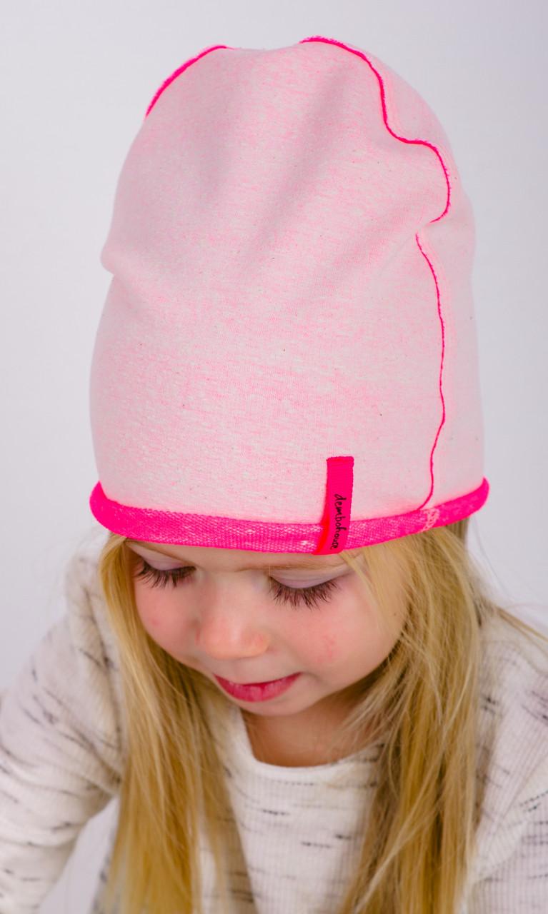 Дитяча двустороняя демісезонна шапочка для дівчинки \"Джованна\", DemboHouse (ДембоХаус)