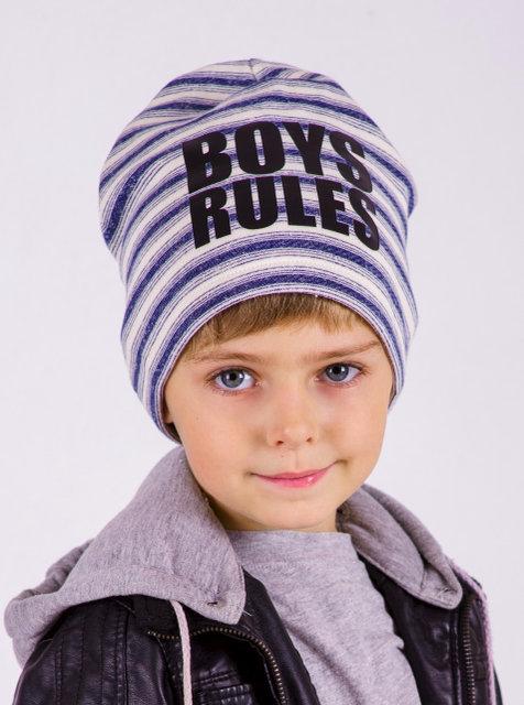 Дитяча демісезонна шапочка для хлопчика \"Енріке\", DemboHouse (ДембоХаус)