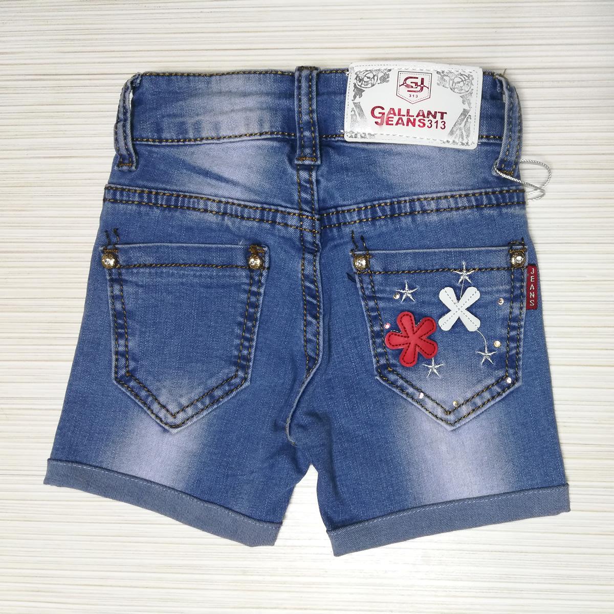 Дитячі джинсові шорти для дівчинки (М320), Galant