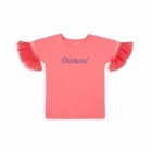 Дитяча футболка для дівчинки рожева, 12022 Габбі