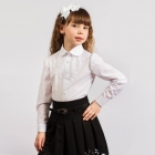 Шкільна блуза для дівчинки (БШ-00122), ТМ Malena (Україна)