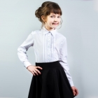 Шкільна блуза для дівчинки (БШ-00140) р.140, ТМ Malena