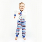 Дитяча піжама для хлопчика "Північний ведмедик", що світиться молочна з малюнком (104240, 104242), Smil (Смил)