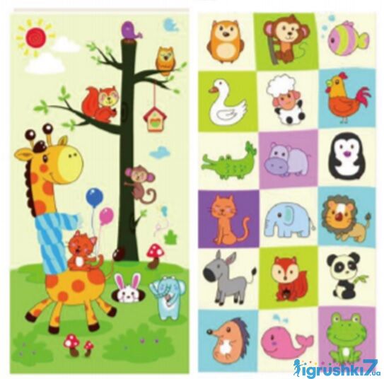 Килимок ігровий (ТЕРМО) 2-х сторонній EVA (B-76011 ) 180х150х0.8см, в сумці