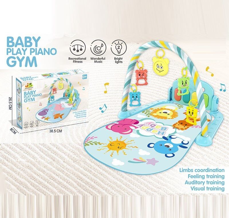 Игровой развивающий коврик с пианино 518 B15