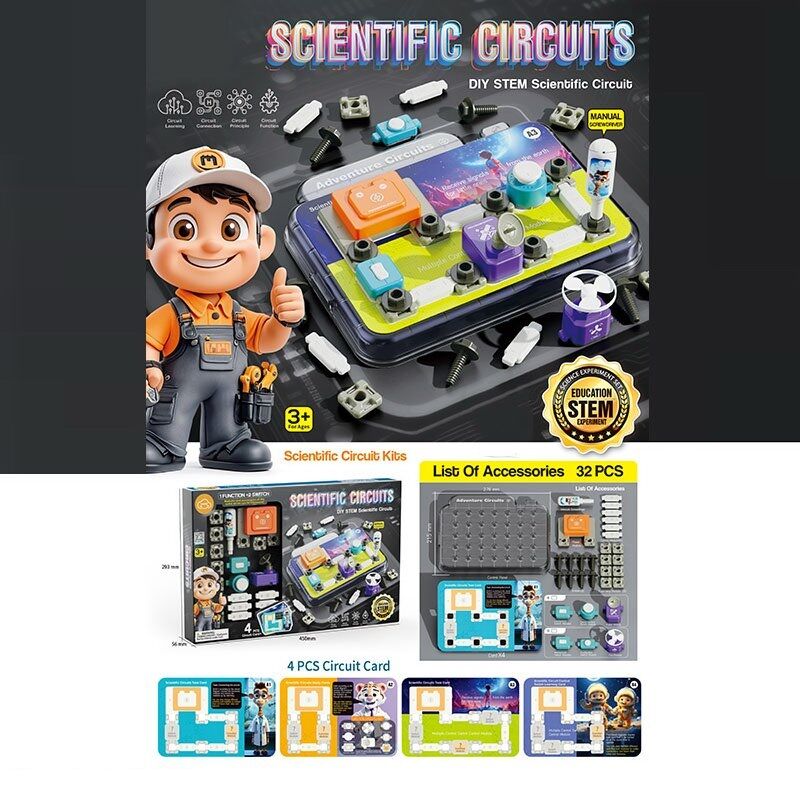 Игрушка детский электронный конструктор 77-52 K 32 эл.