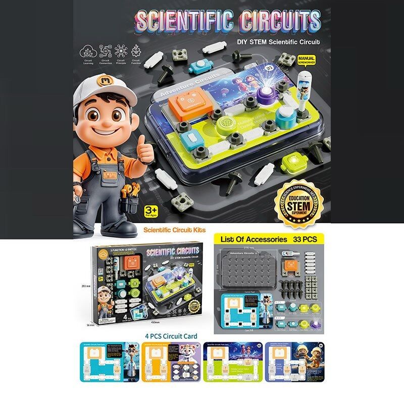 Електронний конструктор 77-53 K, 33 елементи