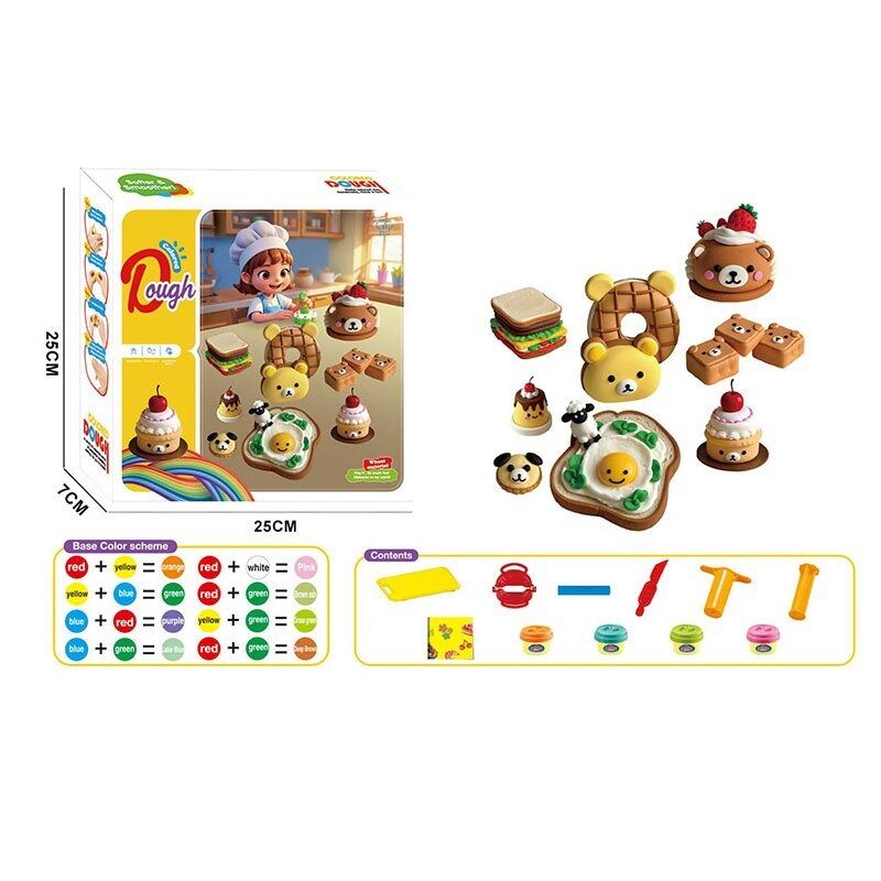 Тісто для ліплення 4 кольори, 9029