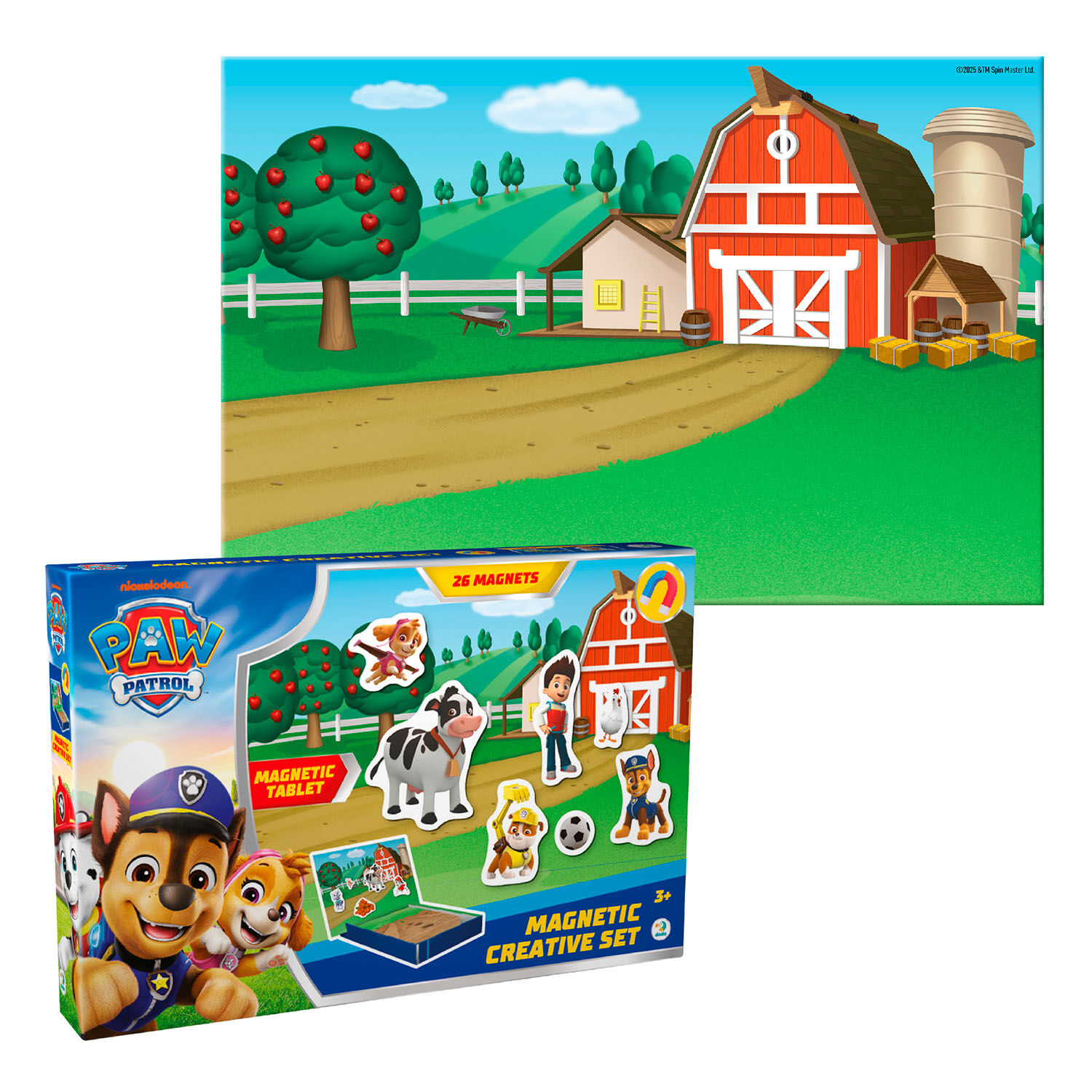 Магнітна гра з планшеткою Paw Patrol Пригоди на фермі, 200639, DoDo