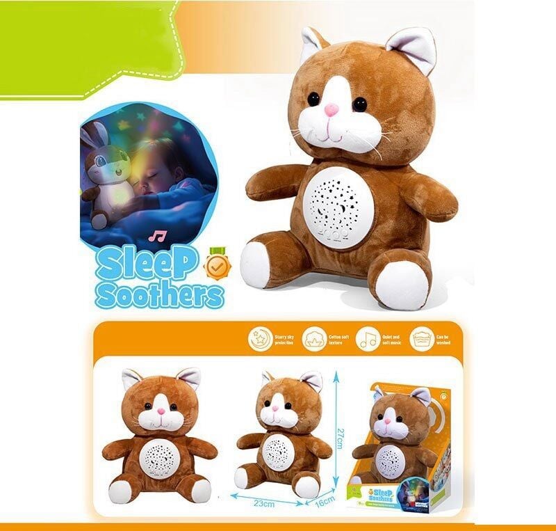 Нічник "Кошеня", звуки природи, мелодії, підсвічування, , в кор. (DH 9)