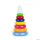 Іграшка дитяча "Піраміда Веселка 2" (1819) "BAMSIC", 15х29 см