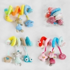 Брязкальце м'яке розтяжка-спіраль, пискавка, шелесткі та гримлячі елементи (С 47838) "Bimbo"