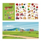 Зошит з наліпками, багаторазові наліпки, в пакеті (LY 63046)