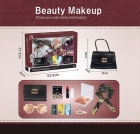 Набір аксесуарів сумочка, хустинка, окуляри, палетка тіней, гаманець, обруч для волосся, помада, сережки, заколка, в коробці,  (S 2)