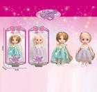 Лялька довге волосся, сукня, на шарнірах, 16 см SK096D