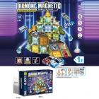 Магнитный конструктор свет, 6 машинок, 60 эл., 6815 A