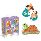 Пазли дитячі 4 в 1 Baby puzzle Домашні тварини 300688, DoDo, 4 зображення
