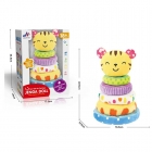 Іграшка пірамідка "Левеня", м'яка, текстильна, 678-18