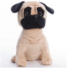 Мягкая игрушка собачка мопс "Мупси" (00135) 29 см, Копиця