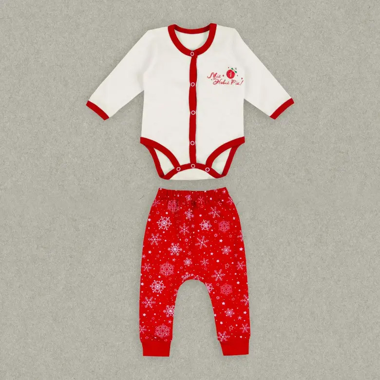 Дитячий комплект боді та штанці Новорічний, 14741, Gabbi