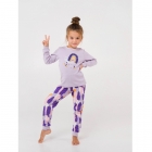 Детская пижама для девочки, светло-фиолетовый (104502), Smil (Смил)