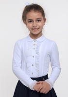 Блуза школьная для девочки (114513, 114514), Smil (Смил)