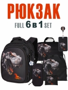 Рюкзак-ранець шкільний набір для хлопчика 6 в 1  (RK-608), Winner /SkyName