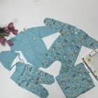 Комплект одягу для новонародженого хлопчика, 5 предмети, бірюзовий (119870), Smil (Смил)