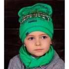 Комплект (шапка+шарф) для мальчика "Кембридж", DemboHouse (ДембоХаус).