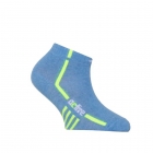 Дитячі бавовняні шкарпетки Active, короткі, з малюнком, блакитні (7С-97СП), Conte Kids