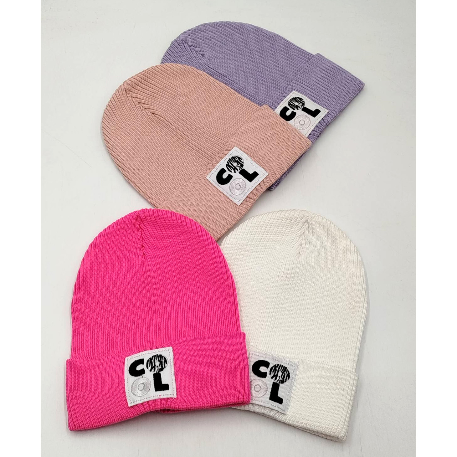 Демисезонная шапка для для девочки микс (24SP09), Pompona