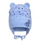 Детская демисезонная шапка для мальчика, голубая (21710), David’s Star