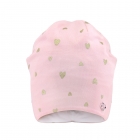 Детская демисезонная шапка для девочки, розовая (22029), David’s Star