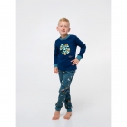 Детская пижама для мальчика Угольники, синяя (104503), Smil (Смил)