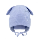 Детская демисезонная шапка для мальчика, голубая (22056), David’s Star