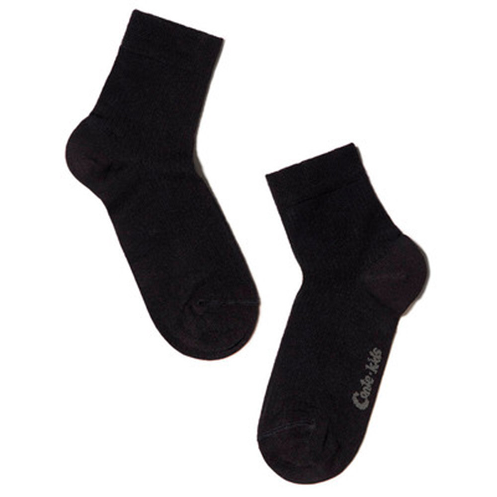 Дитячі бавовняні шкарпетки Class, чорні (13С-9СП), Conte Kids