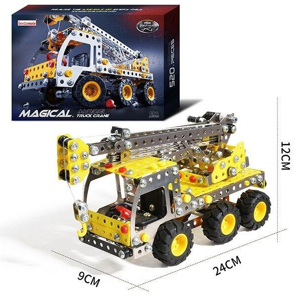 Конструктор 816 B-437 "Будівельний кран", 520 деталей, металевий