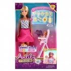 Лялька Мама з малюком 30 см, одяг, шарнірні суглоби, аксесуари, 616316