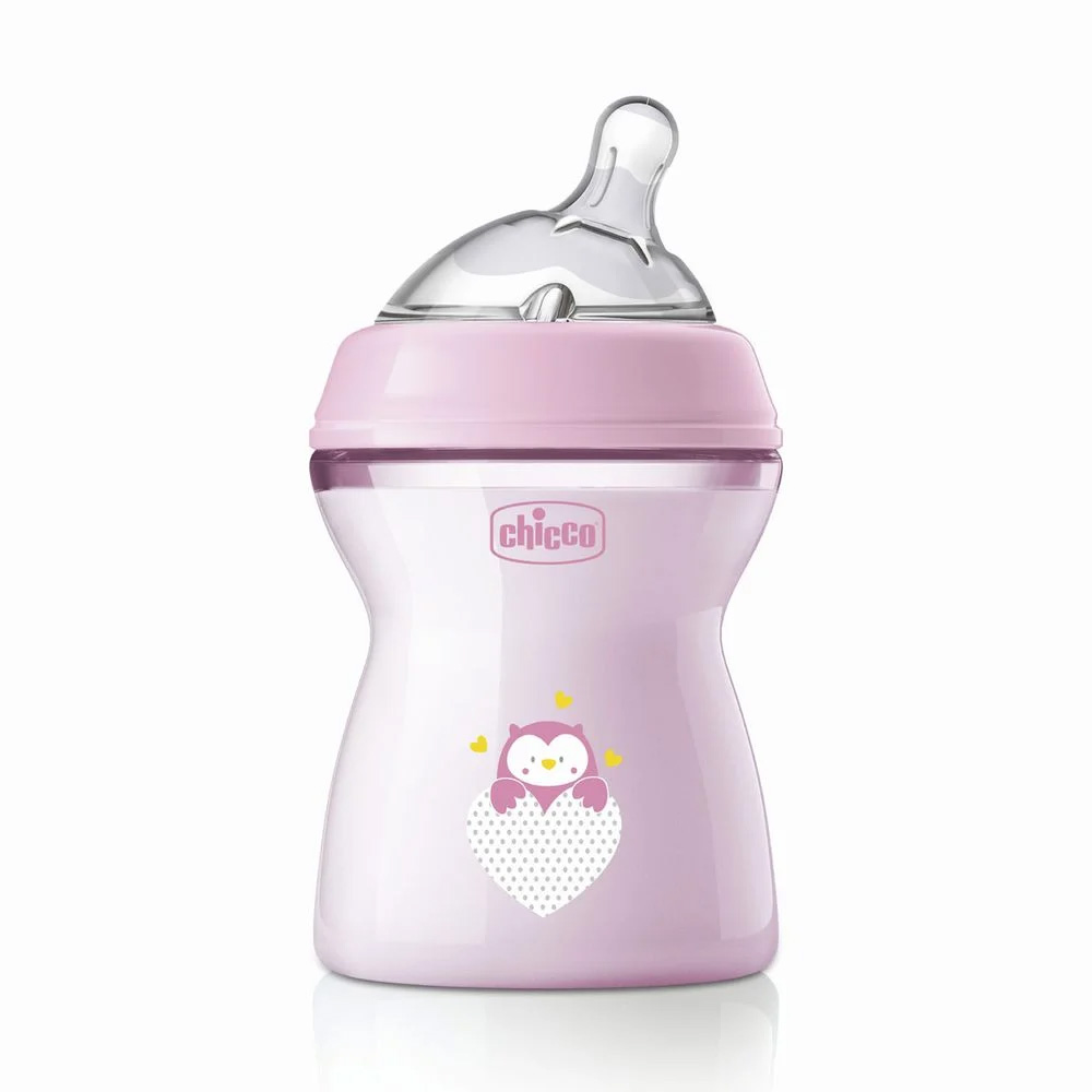 Дитяча пляшечка пластик Natural Feeling NEW, 250 мл, 2м+ (81323.10), Chicco