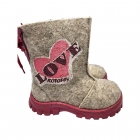 Дитячі зимові валянки для дівчинки 22 розміри (367007-02), Котофей