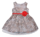 Нарядное платье для девочки "Леопардовый микс" (45038-41), Garden Baby.