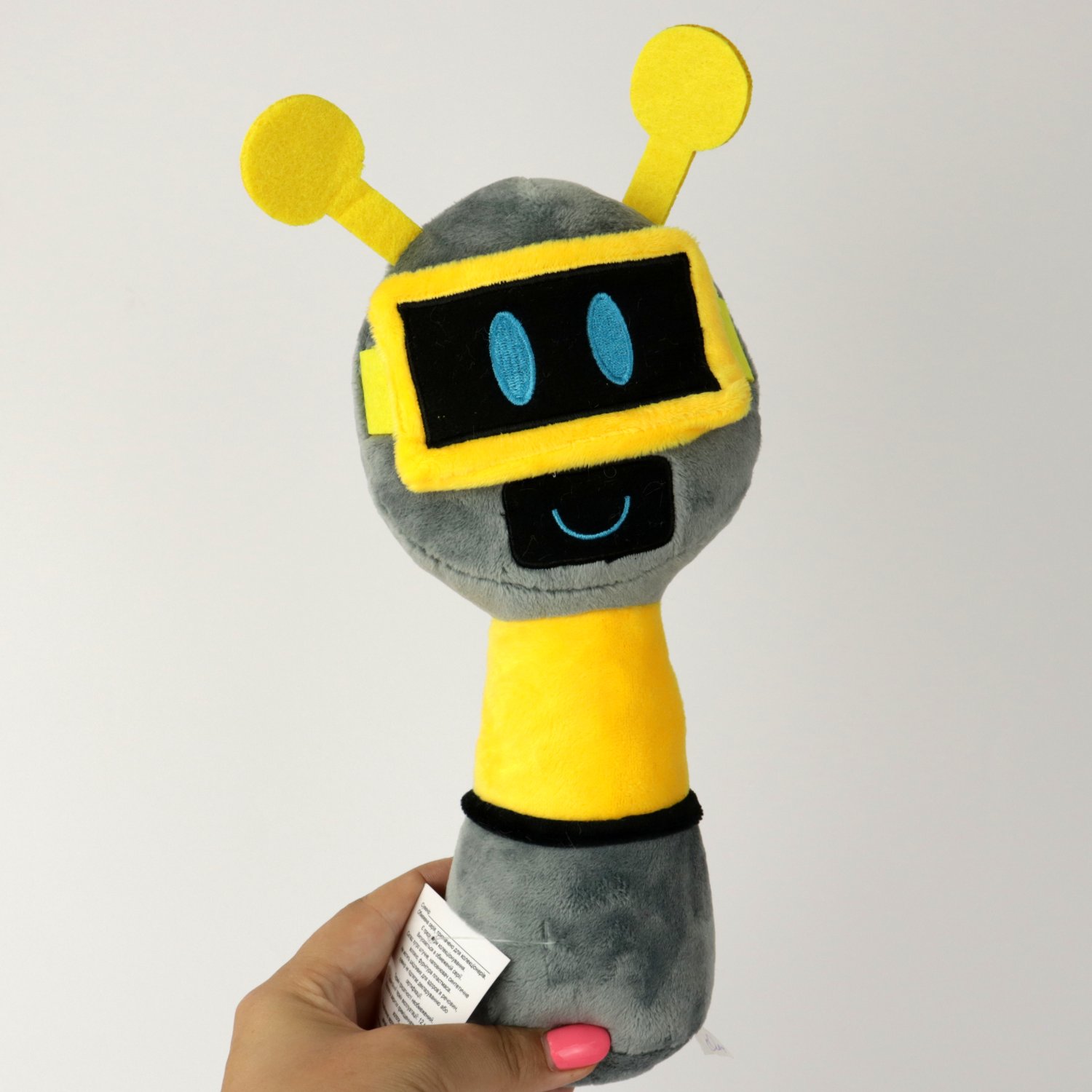 Мягкая игрушка Sprunki Фан Бот серая в маске, 27см (00517-89), Копиця