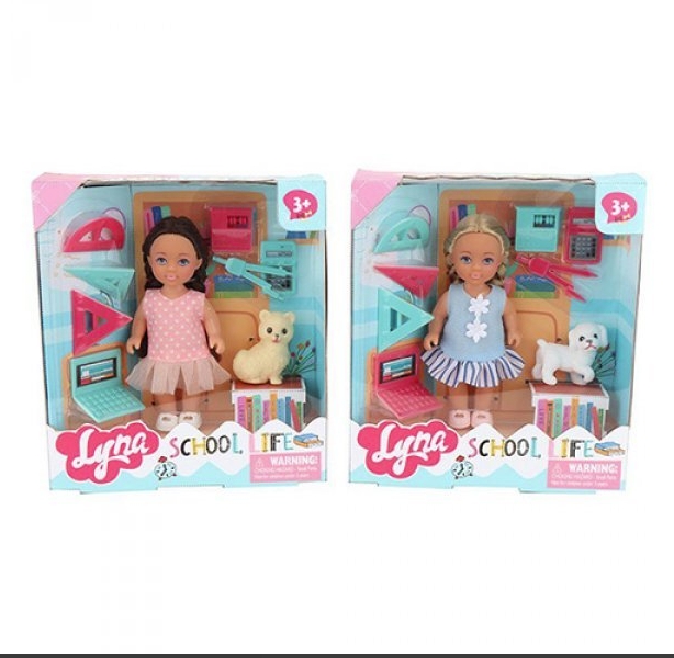 Лялечка 2 види, 12 см, знімне взуття, шолом, мотоцикл, улюбленець, 4608