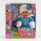 Игрушка пупс функциональный в зимней одежде YL1953S, 35 см  Игрушка пупс функциональный в зимней одежде YL1953S, 35 см