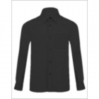 Сорочка для хлопчика, довгий рукав, черна (150124), ТМ Гротекс